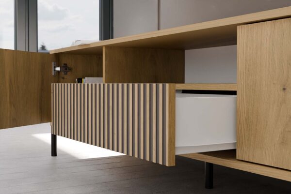 32.jpg Szafka RTV Kamaro 160 Dąb Artisan