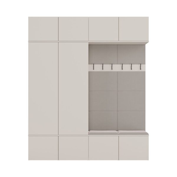 Garderoba Haga IV 2Sz2W Kaszmir 2x Szafa + 2x Wieszak