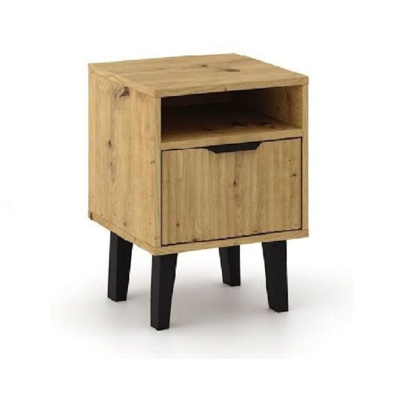 Szafka nocna Scandi 1S Slim Dąb Artisan
