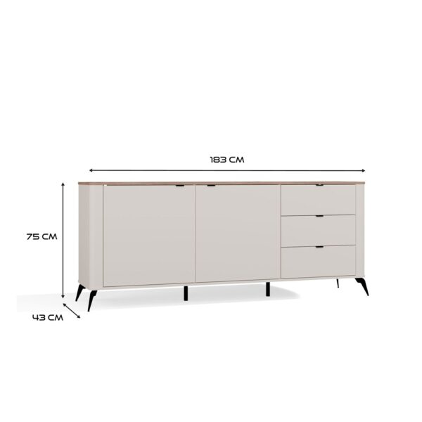 Komoda Cordoba 2D3S Kaszmir