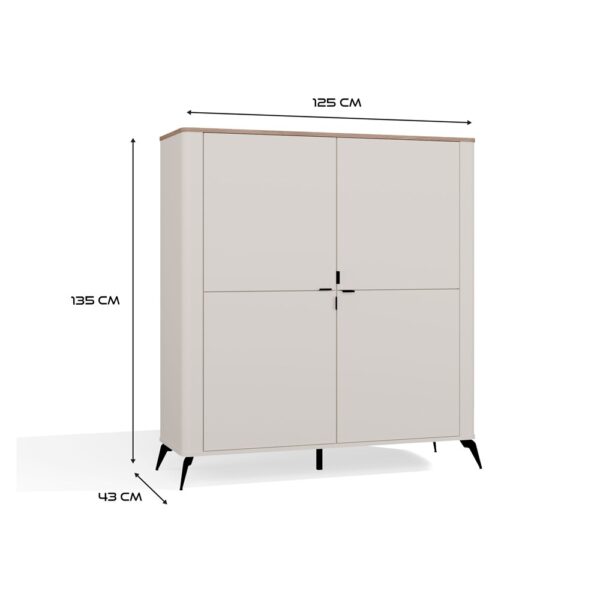 CORDOBA4DWymiary.jpg Komoda Cordoba 4D Kaszmir