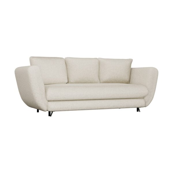 Sofa Saris Beżowa - Czarne nóżki