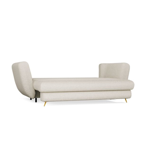 Sofa Saris Beżowa - Złote nóżki