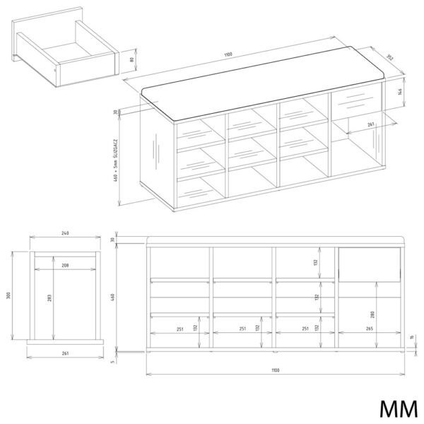TALLINwymiary.jpg Szafka na obuwie Tallin - kaszmir