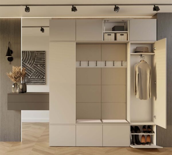 Garderoba Haga IV 2Sz2W Kaszmir 2x Szafa + 2x Wieszak