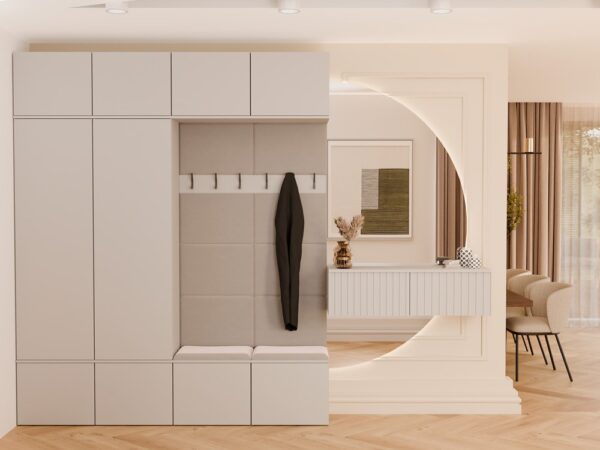 Garderoba Haga IV 2Sz2W Kaszmir 2x Szafa + 2x Wieszak