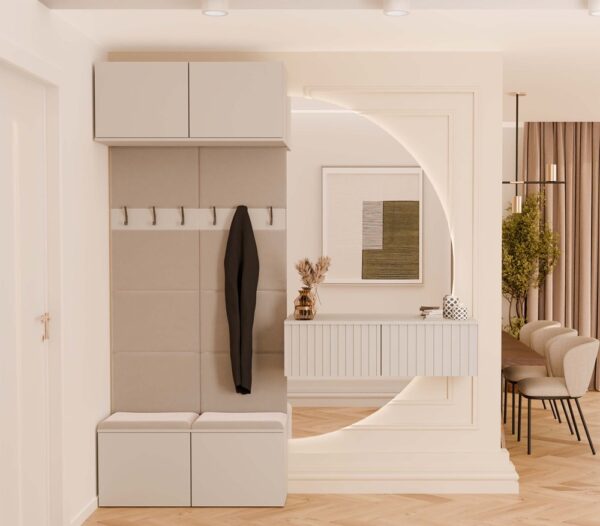 Garderoba Podwójny Wieszak Haga II 2W Kaszmir