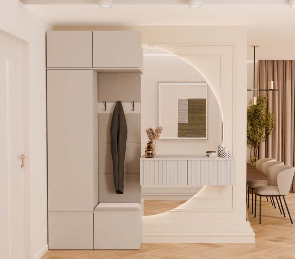 Garderoba + Wieszak Haga II 1Sz1W Kaszmir