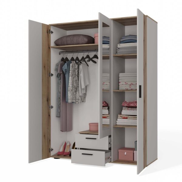 ava3.jpg Szafa Ava 150 Dąb Kaszmir