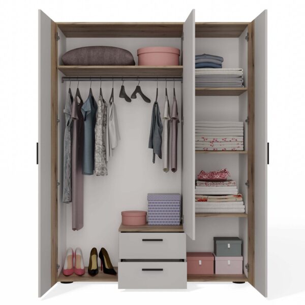 ava4.jpg Szafa Ava 150 Dąb Kaszmir