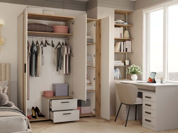 ava9.jpg Szafa Ava 150 Dąb Kaszmir