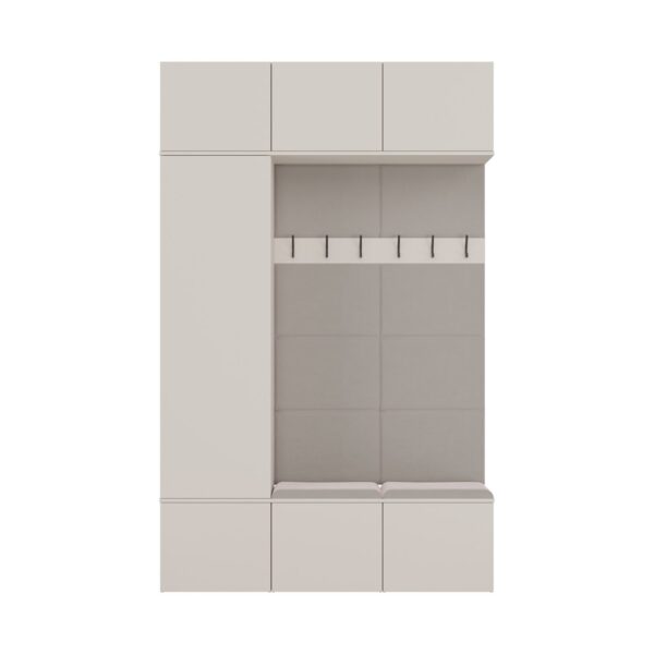 Garderoba Haga III 1Sz2W Kaszmir Szafa + 2x Wieszak