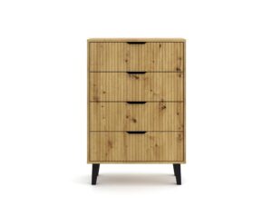 Komoda Scandi 4S Slim Dąb Artisan