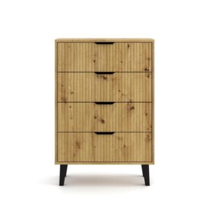Komoda Scandi 4S Slim Dąb Artisan