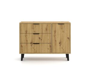 Komoda Scandi 1D3S Slim Dąb Artisan