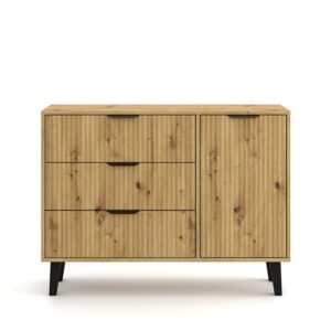 Komoda Scandi 1D3S Slim Dąb Artisan