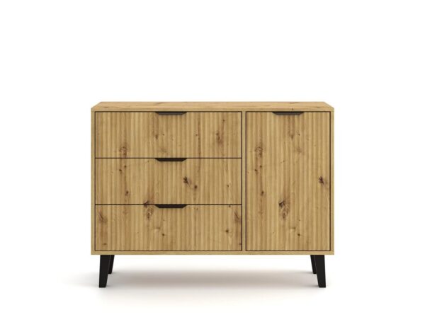 Komoda Scandi 1D3S Slim Dąb Artisan
