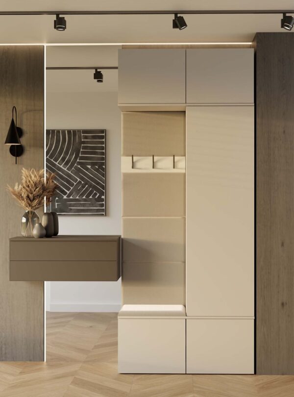 Garderoba + Wieszak Haga II 1Sz1W Kaszmir