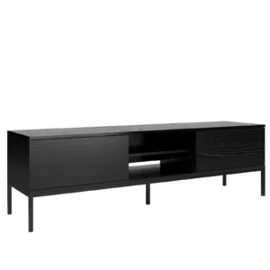 INDUST Szafka Loftowa RTV 170 cm z 2 szufladami i metalowymi nogami