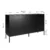 INDUST Komoda Loftowa szeroka 150 cm z 6 szufladami i metalowymi nogami