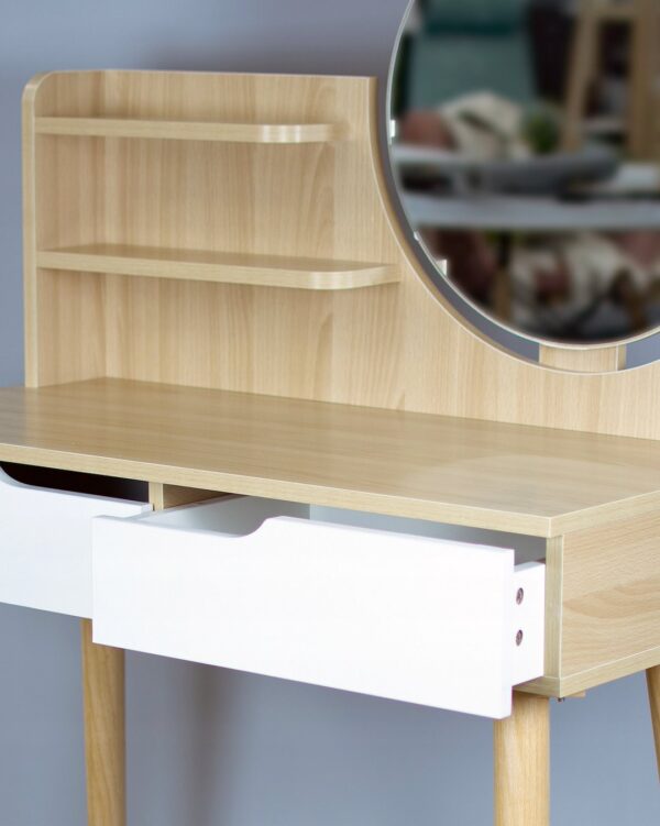 Toaletka SCANDI 2, 120x40x80 cm, kolor naturalny